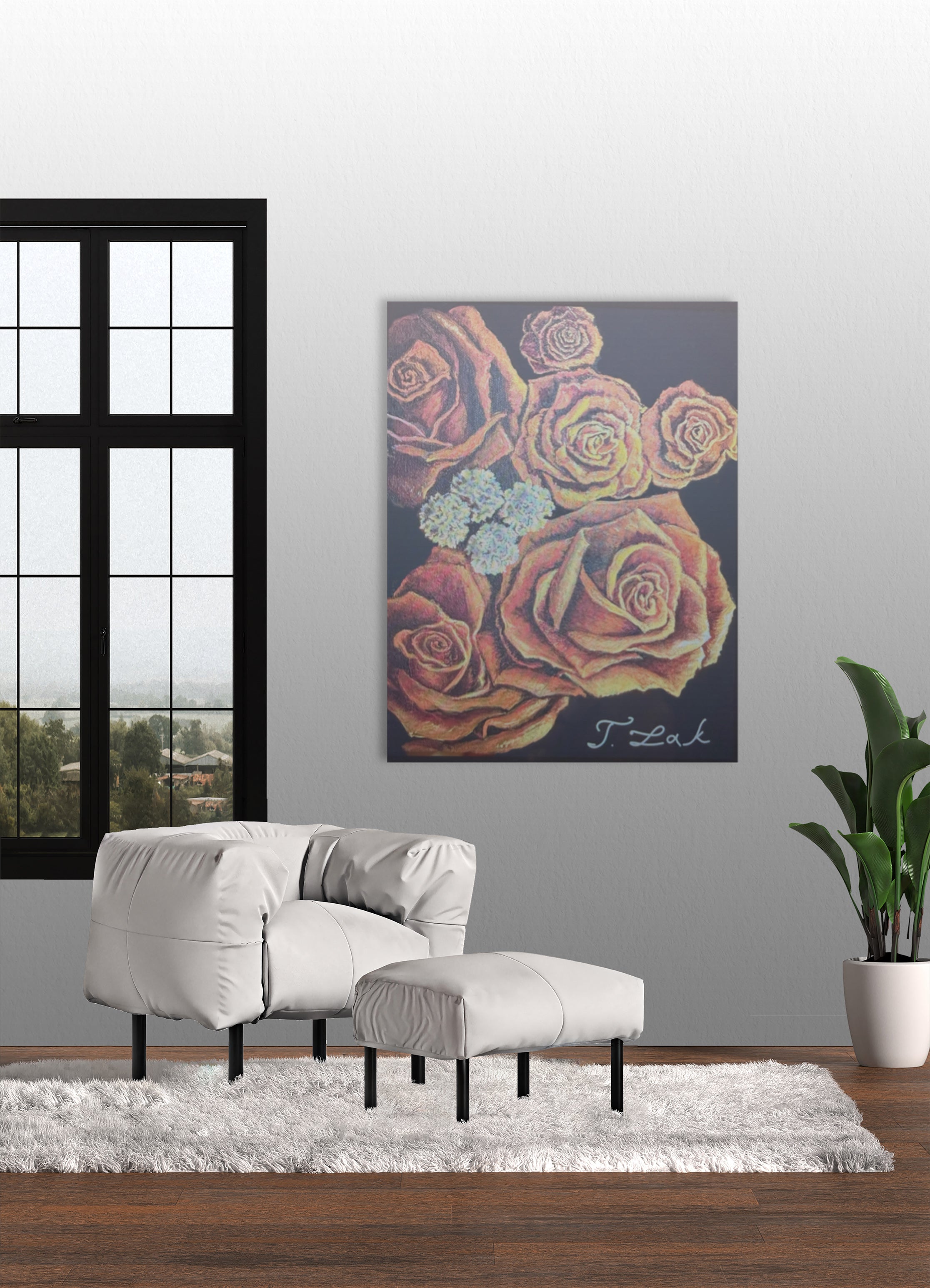 Roses on Canvas