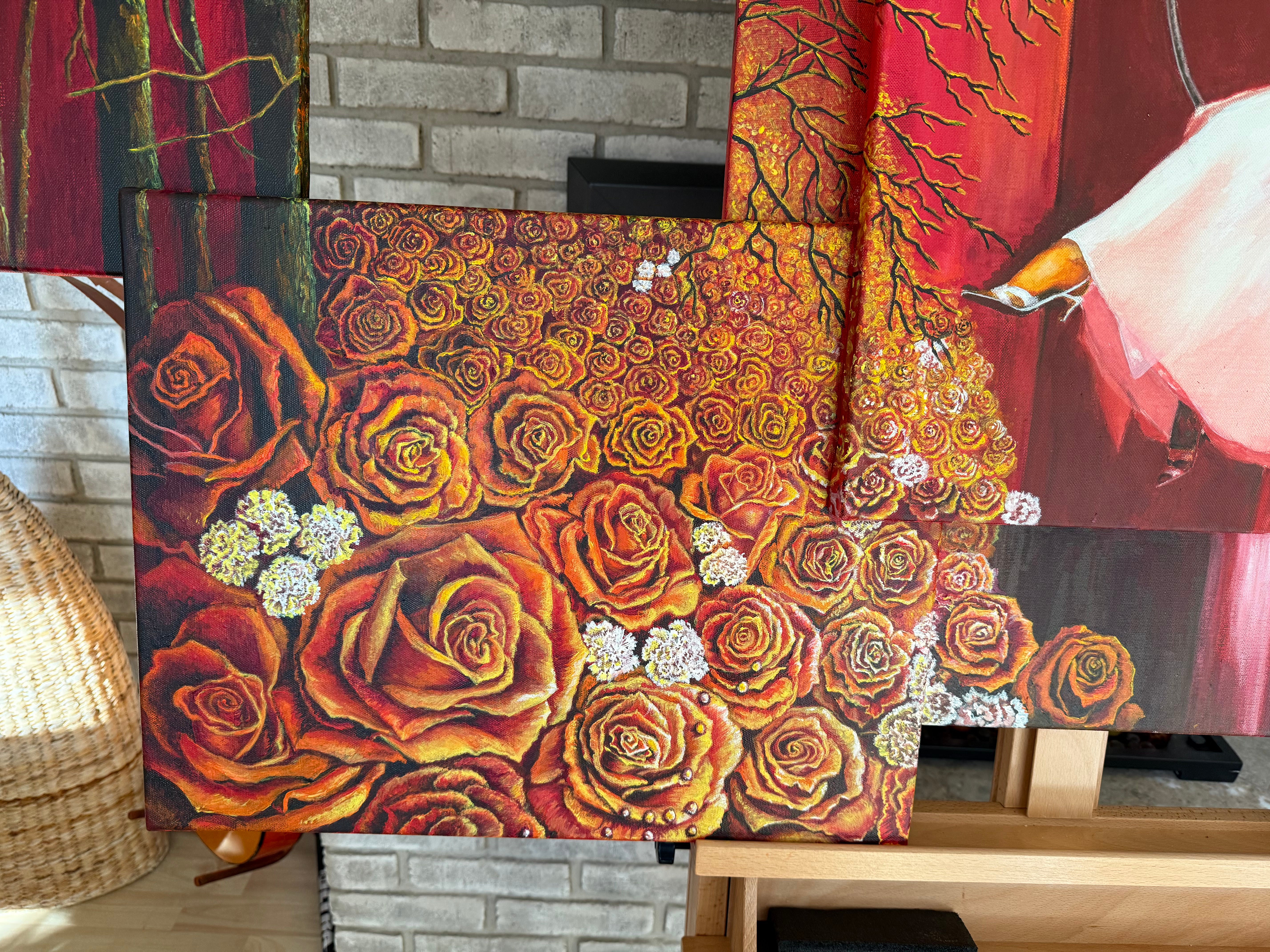 Swing of Life - Hand-Enhanced Collector's Edition Print on Canvas Installation