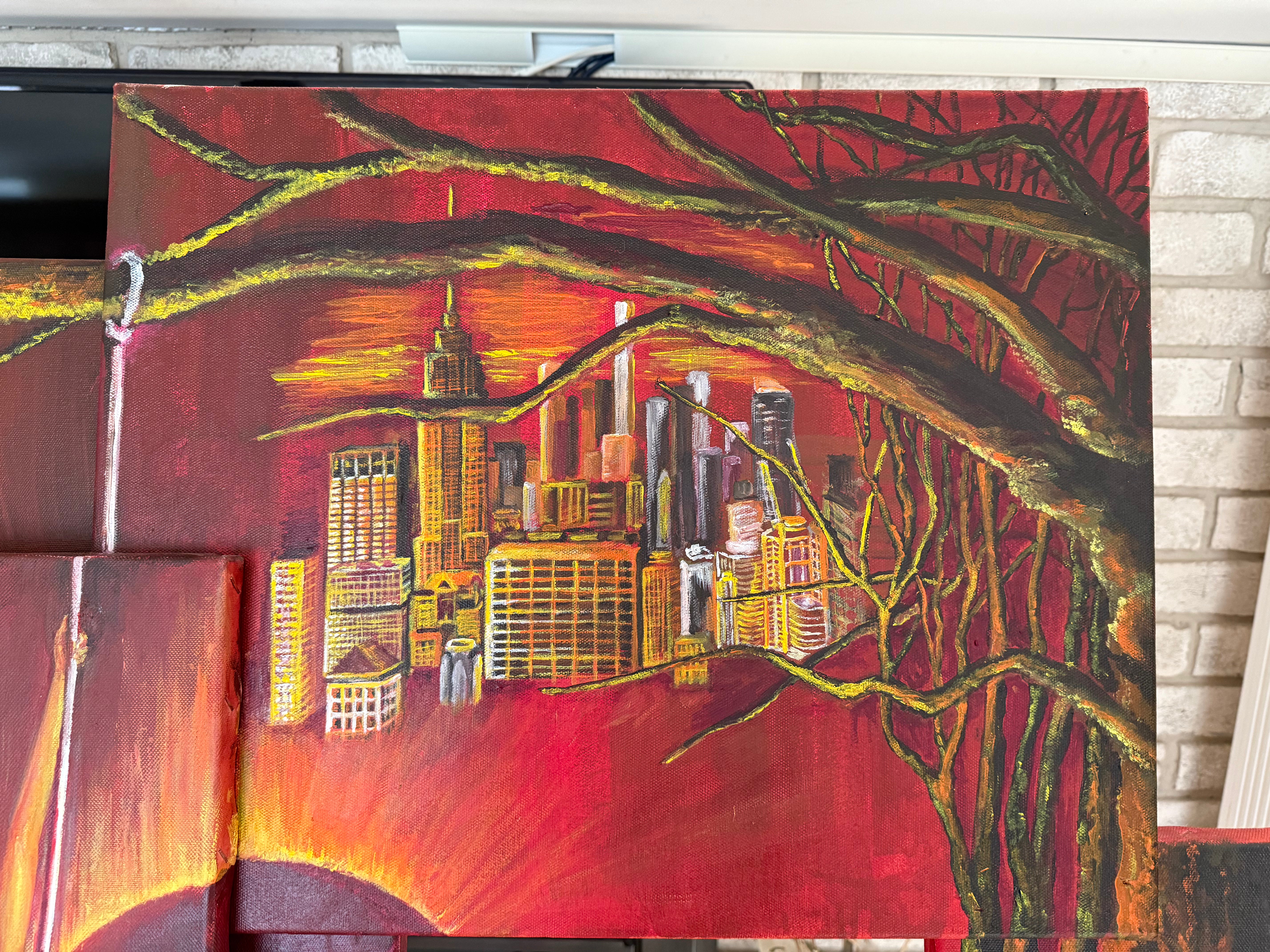 Swing of Life - Hand-Enhanced Collector's Edition Print on Canvas Installation