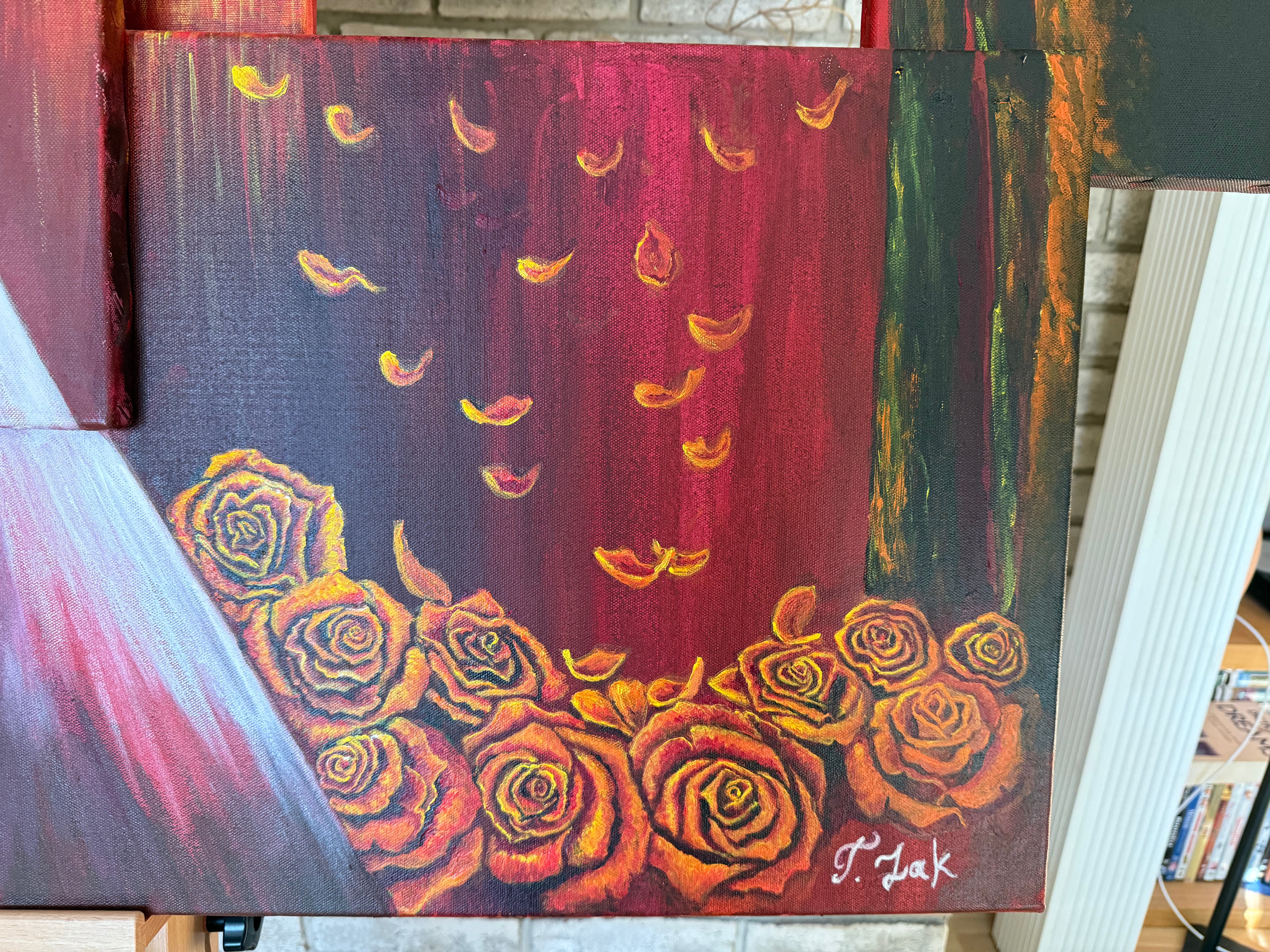 Swing of Life - Original Acrylic on Canvas Painting Installation