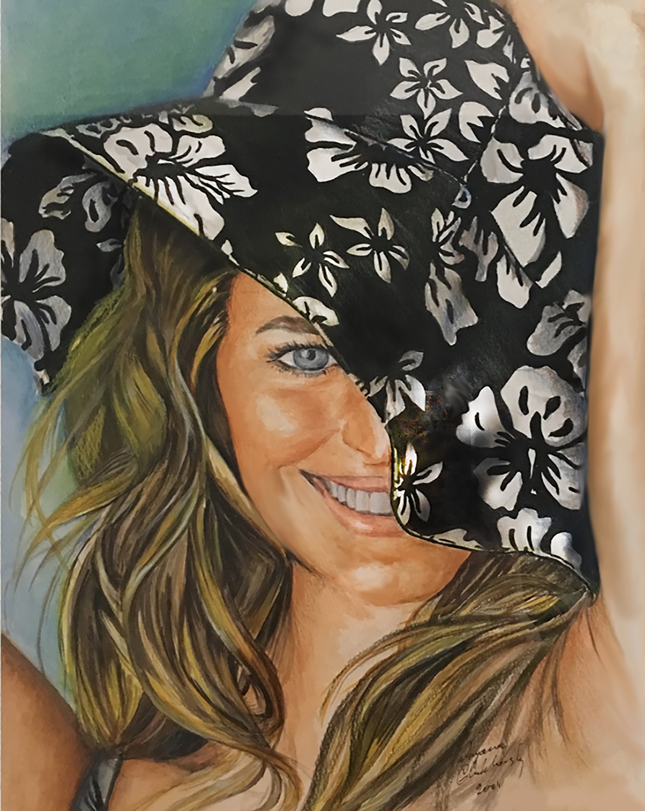 The Lady in a Hat - Limited Edition Print