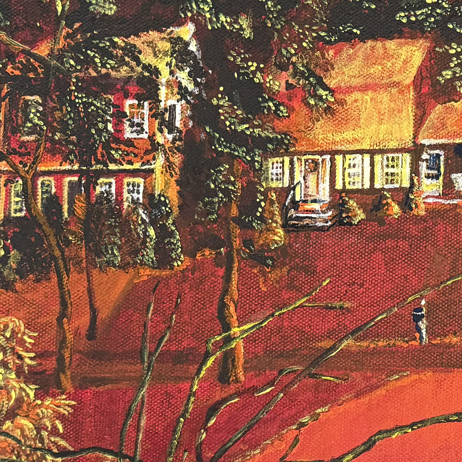 Swing of Life - Original Acrylic on Canvas Painting Installation